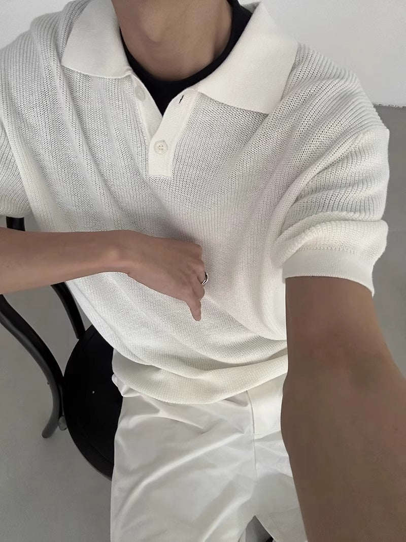 Summer Knitted Polo