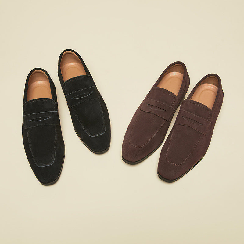 Japanese Style Suede Loafers
