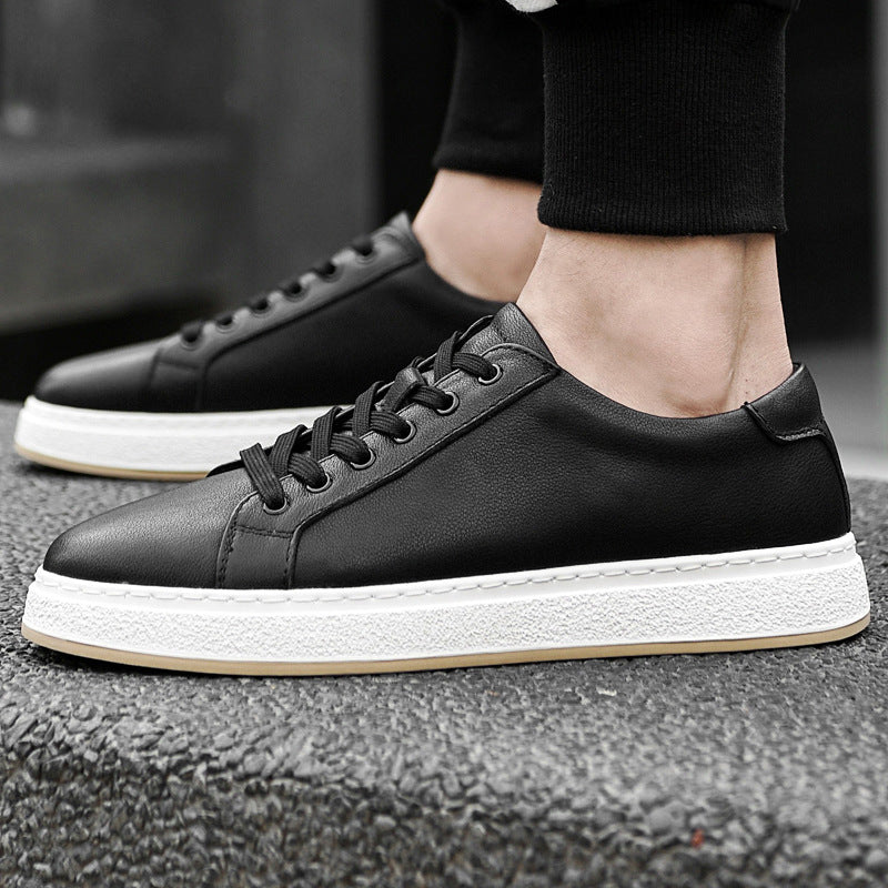 Leather Platform Sneakers