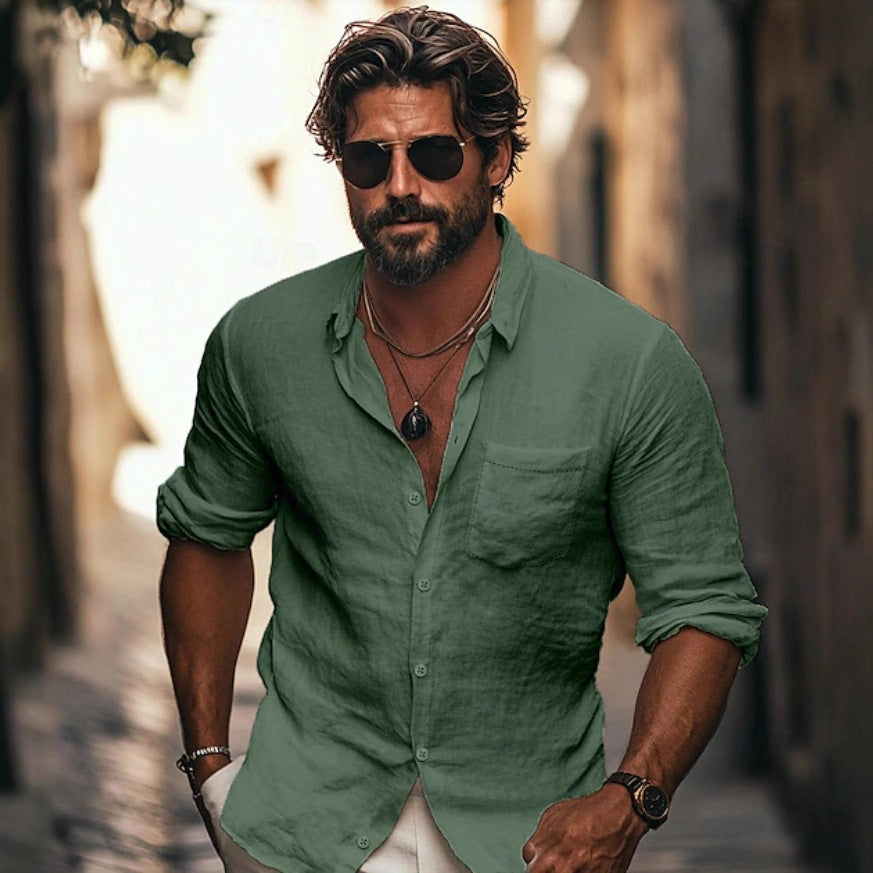 Men's Casual Long Sleeve