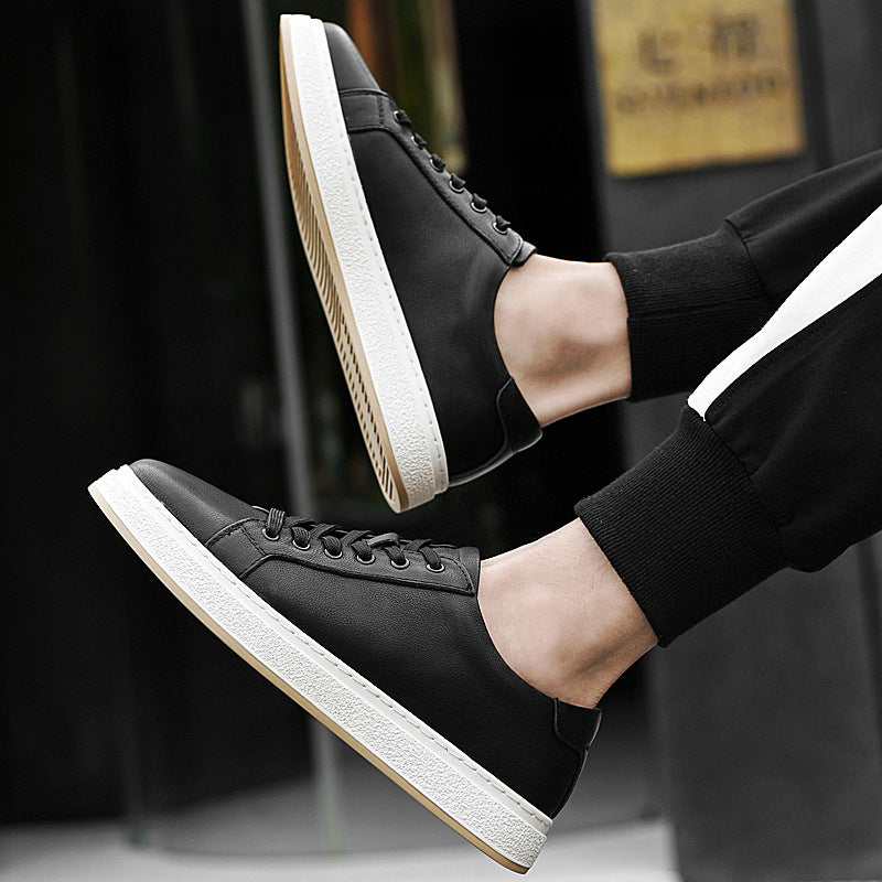 Leather Platform Sneakers