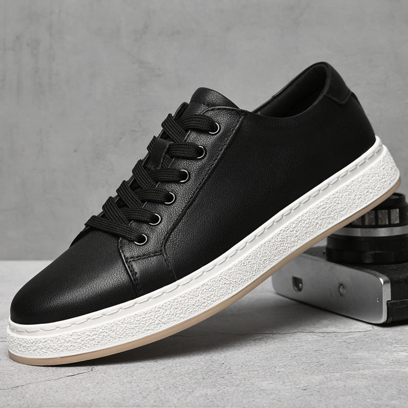 Leather Platform Sneakers
