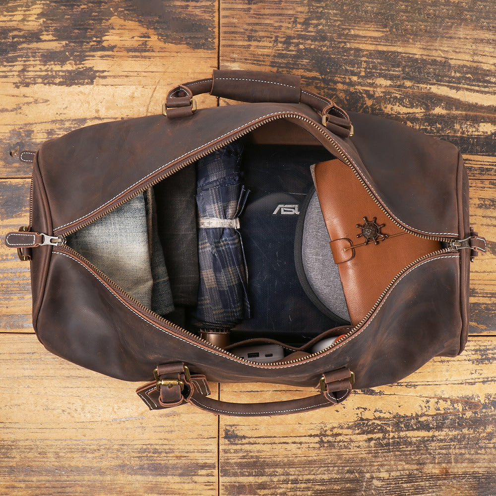 Cowhide Travel Bag