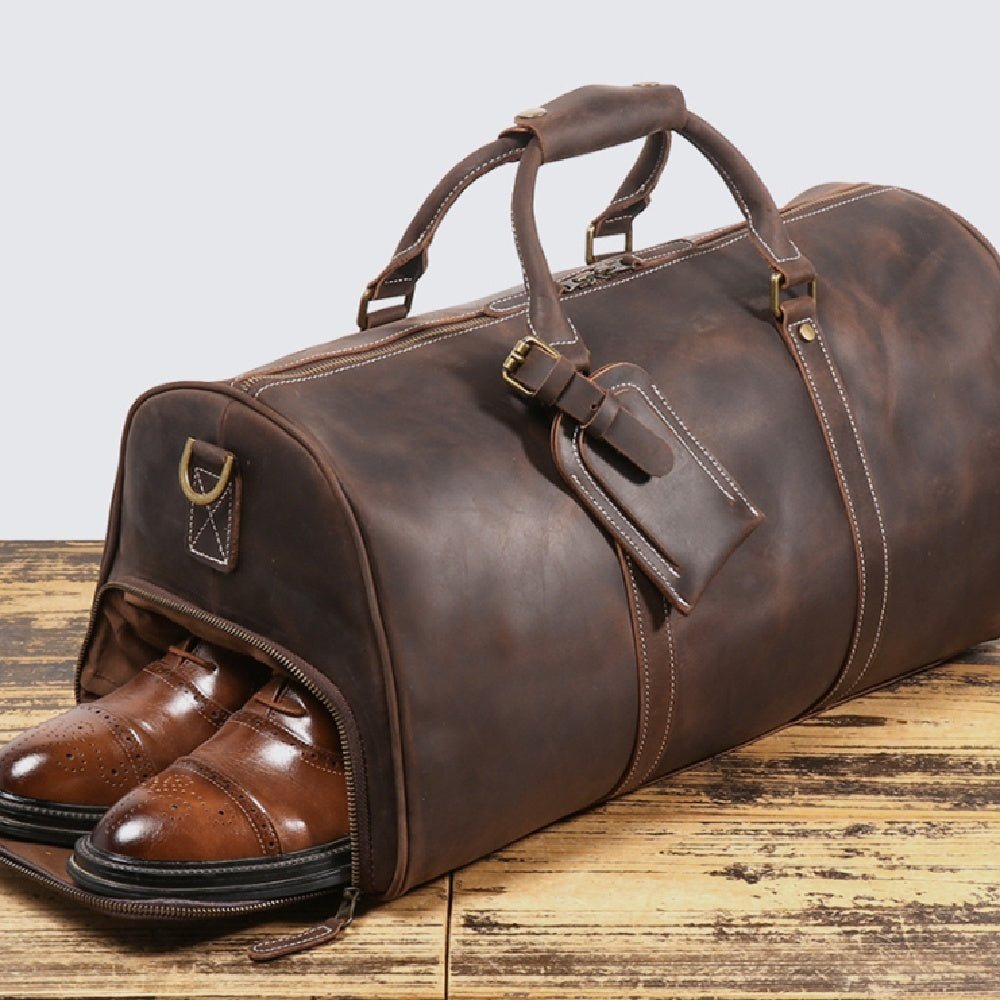 Cowhide Travel Bag
