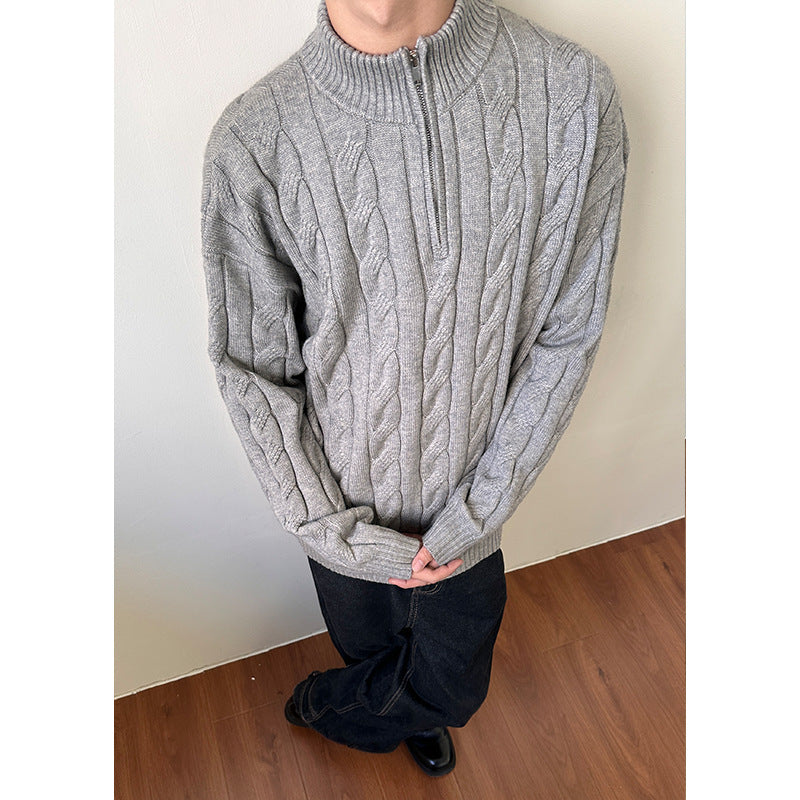 Loose Half Zip Sweater